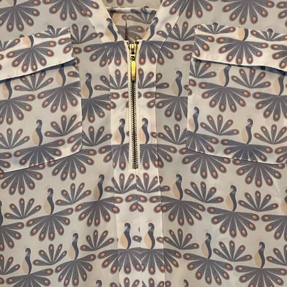 Express Women’s Peacock Blouse, size S - Picture 6 of 11